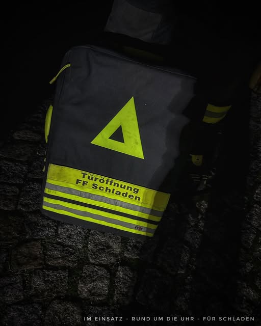 Ist möglicherweise ein Bild von Werkzeugtasche und Text „FF Türöffnung Schladen M MEINSATZ-RUNDUW.DIEUHR-FURSCHLADEN RUND RUNDUMDIEUHR DIE UHR EINSATZ FÜR SCHLADEN“